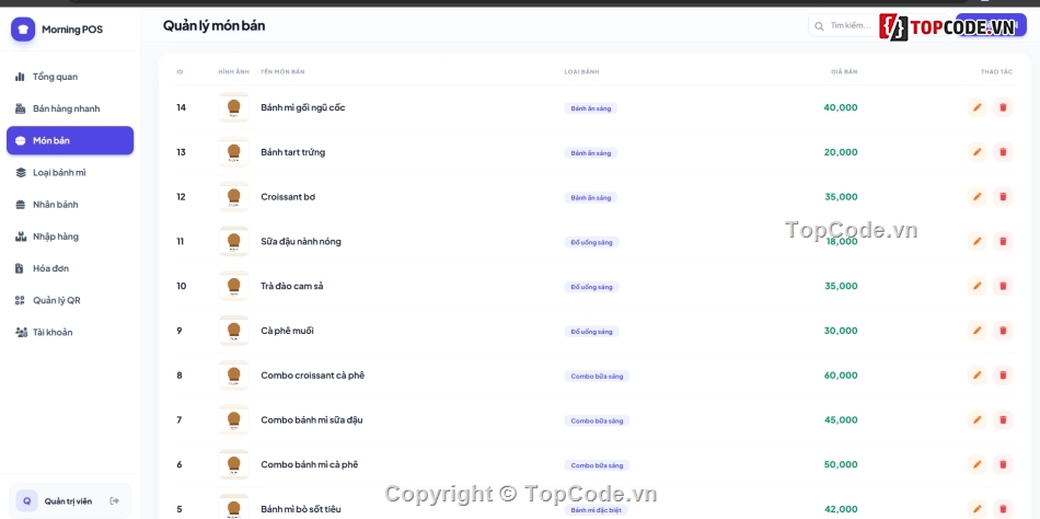 web bánh bánh,web bán đồ ăn,web bán bánh mì